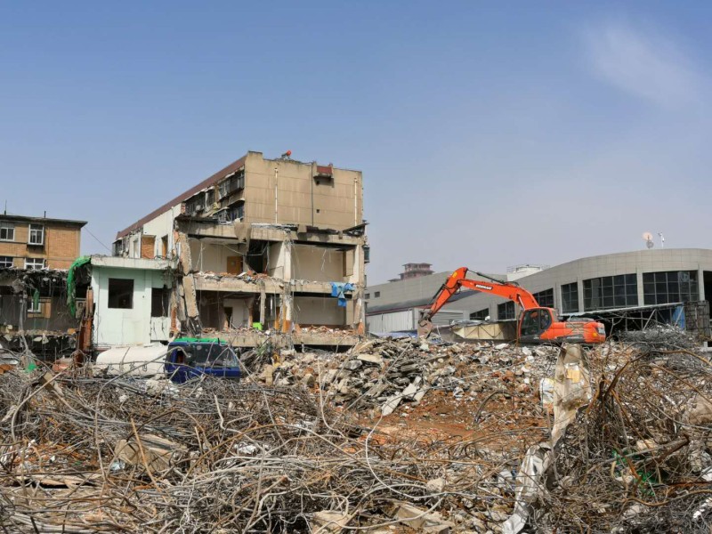 大庆路玉林汽配城拆除工程